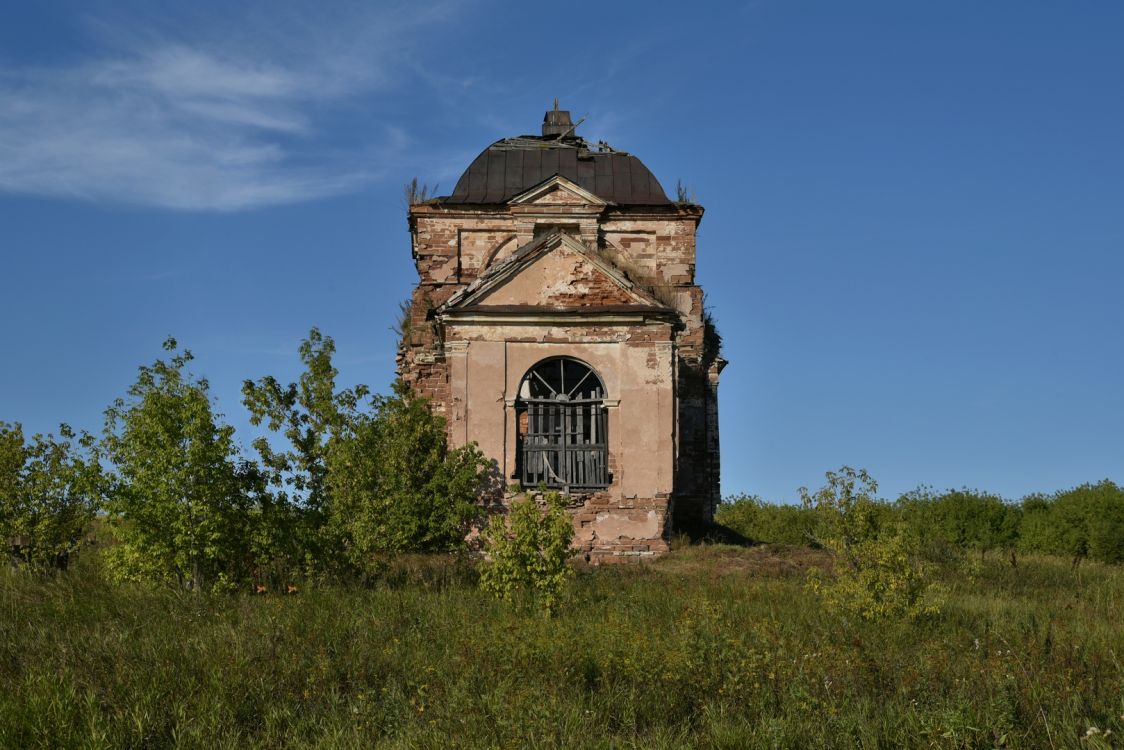 Новомертовка, урочище. Церковь Михаила Архангела. фасады, Вид с востока