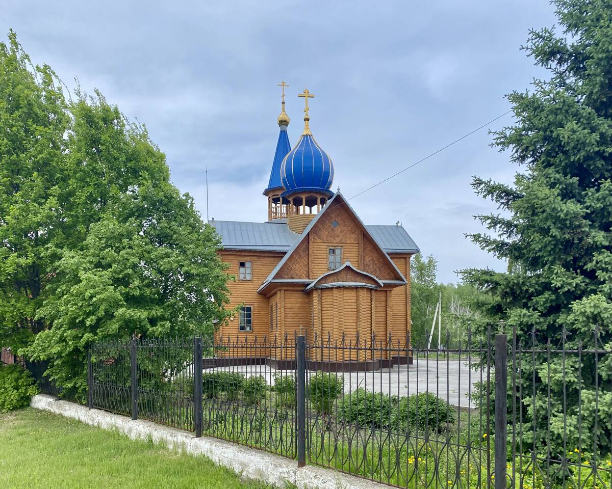 Церковь Вознесения Господня (новая), Сузун (Сузунский район, Новосибирская область). фасады, Вид с улицы Ленина