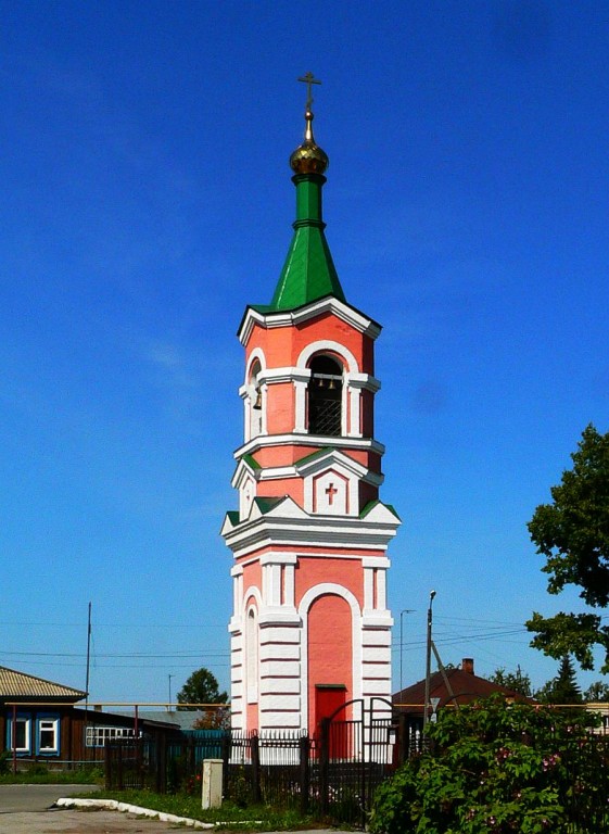 Церковь Алексия, митрополита Московского, Черепаново (Черепановский район, Новосибирская область). архитектурные детали, Колокольня при храме