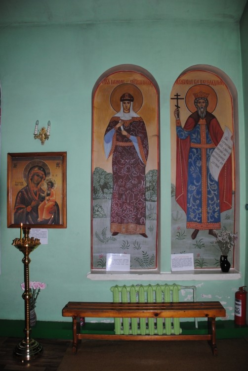 Церковь Алексия, митрополита Московского, Черепаново (Черепановский район, Новосибирская область). интерьер и убранство, Роспись стен.