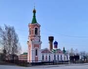 Церковь Алексия, митрополита Московского, Вид с юго-запада<br>, Черепаново, Черепановский район, Новосибирская область