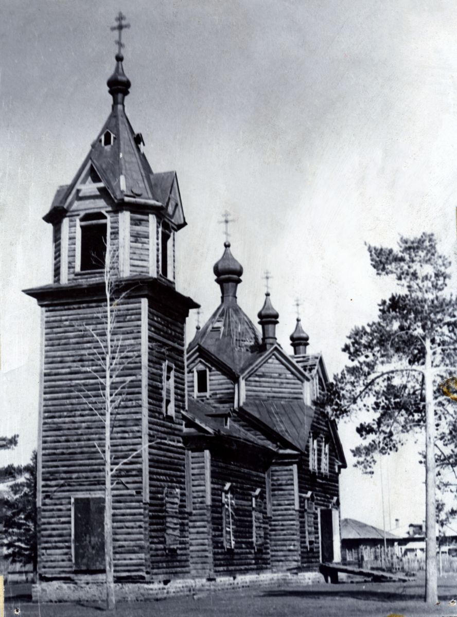 Церковь Серафима Саровского, Турнаево (Болотнинский район, Новосибирская область). архивная фотография, Старое фото с сайта rodinoved.ru