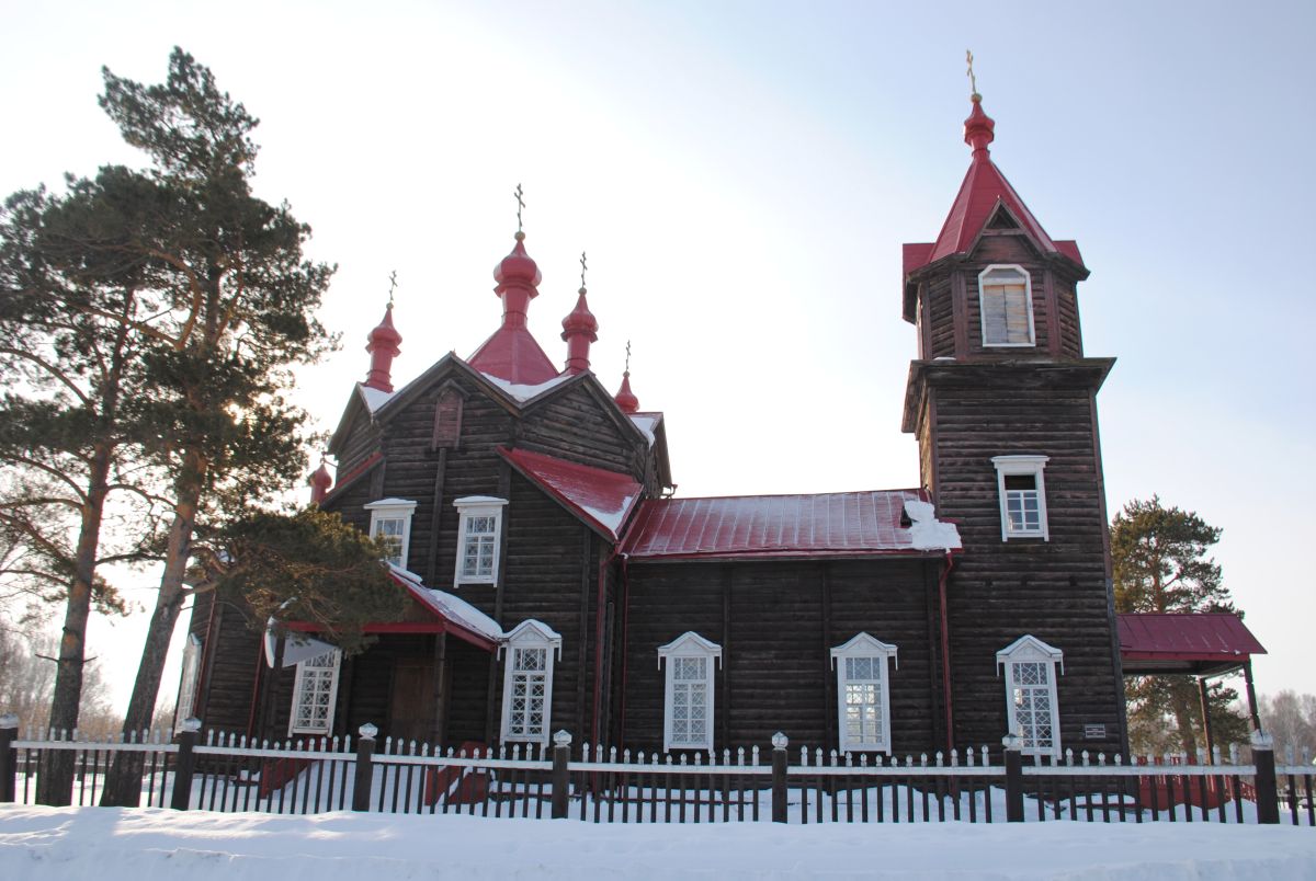 Церковь Серафима Саровского, Турнаево (Болотнинский район, Новосибирская область). фасады, Северный фасад.