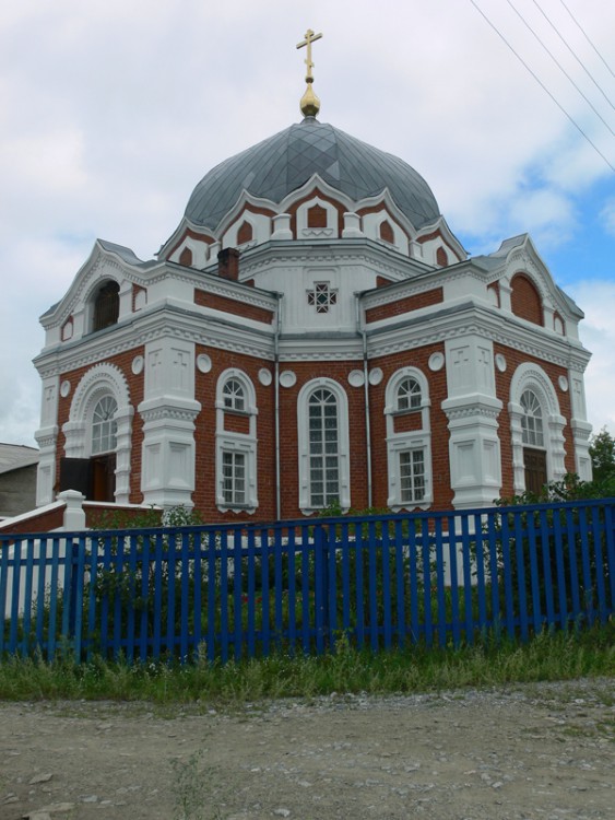 Покровский мужской монастырь. Церковь Покрова Пресвятой Богородицы, Завьялово (Искитимский район, Новосибирская область). фасады, Вид с юго-запада