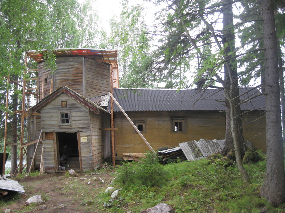 Часовня Михаила Архангела, Малый, остров (Лижмозеро) (Кондопожский район, Республика Карелия). документальные фотографии