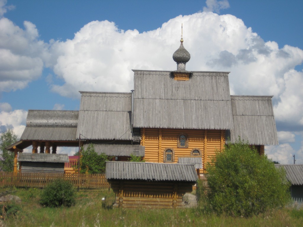 Молоково. Церковь Покрова Пресвятой Богородицы. фасады