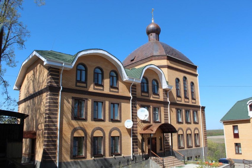 Богородицерождественская девичья пустынь. Домовая церковь Сергия Радонежского, Барятино (Дзержинский район, Калужская область). фасады, Вид с юго-запада