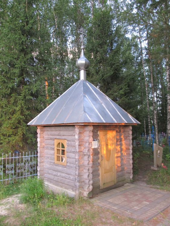 Неизвестная часовня, Белбаж (Ковернинский район, Нижегородская область). общий вид в ландшафте