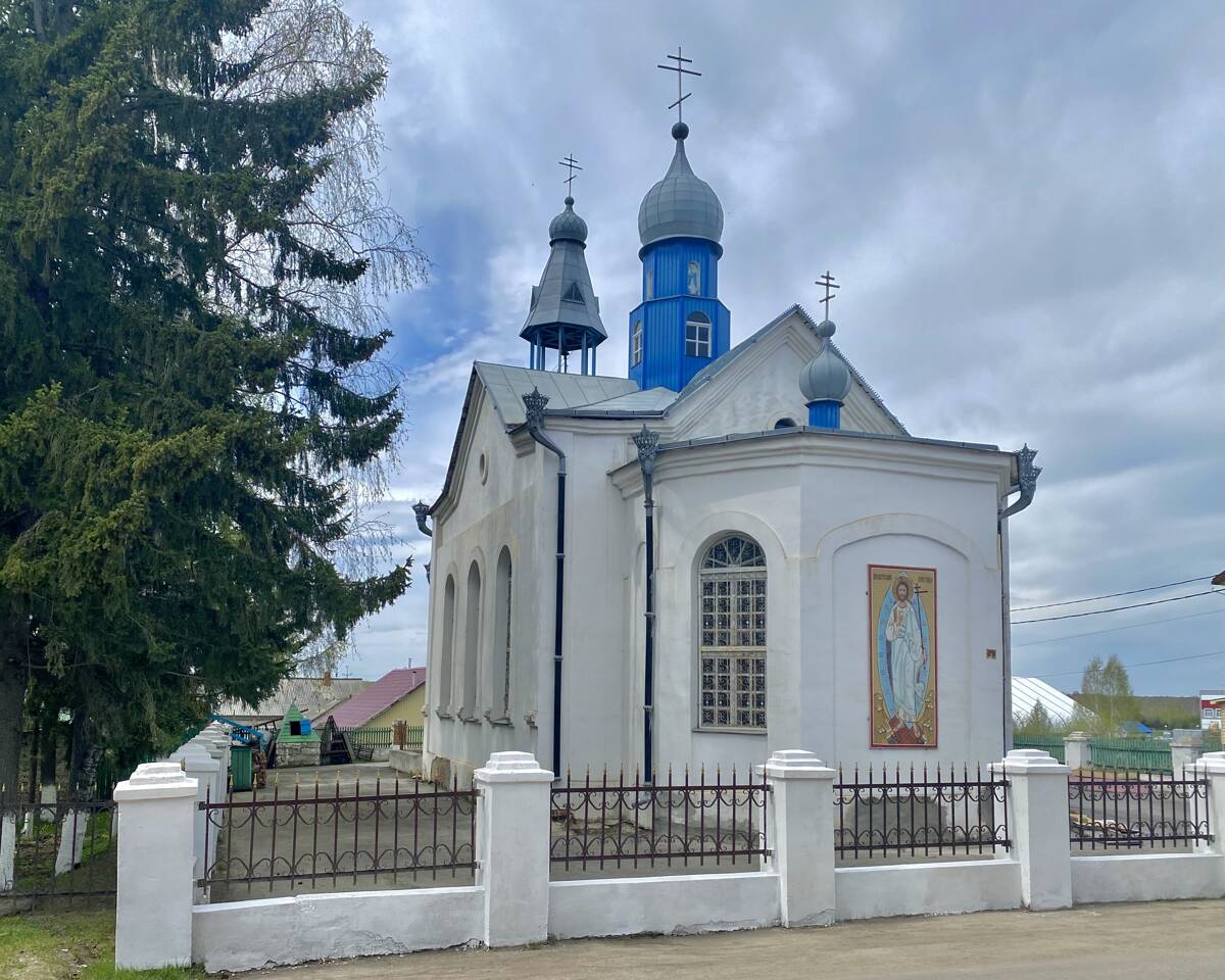 Кыштовка. Церковь Николая Чудотворца. фасады, Вид с востока