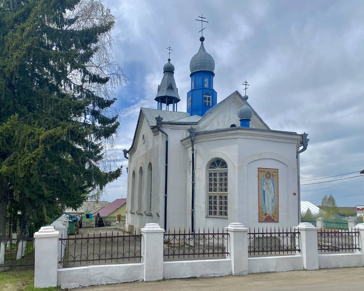 Церковь Николая Чудотворца, Кыштовка (Кыштовский район, Новосибирская область). фасады, Вид с востока