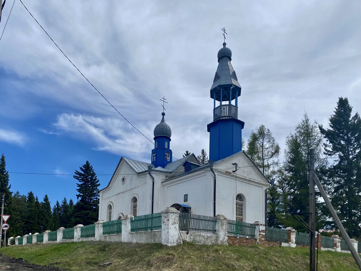 Церковь Николая Чудотворца, Кыштовка (Кыштовский район, Новосибирская область). фасады, Вид с СЗ