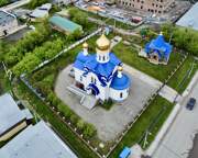 Церковь Рождества Пресвятой Богородицы, Вся территория с ЮВ<br>, Чулым, Чулымский район, Новосибирская область