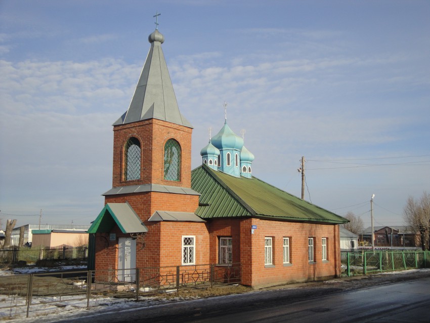 Убинское. Церковь Сергия Радонежского (временная). фасады