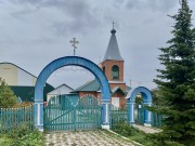 Церковь Сергия Радонежского (временная), Врата на территорию<br>, Убинское, Убинский район, Новосибирская область