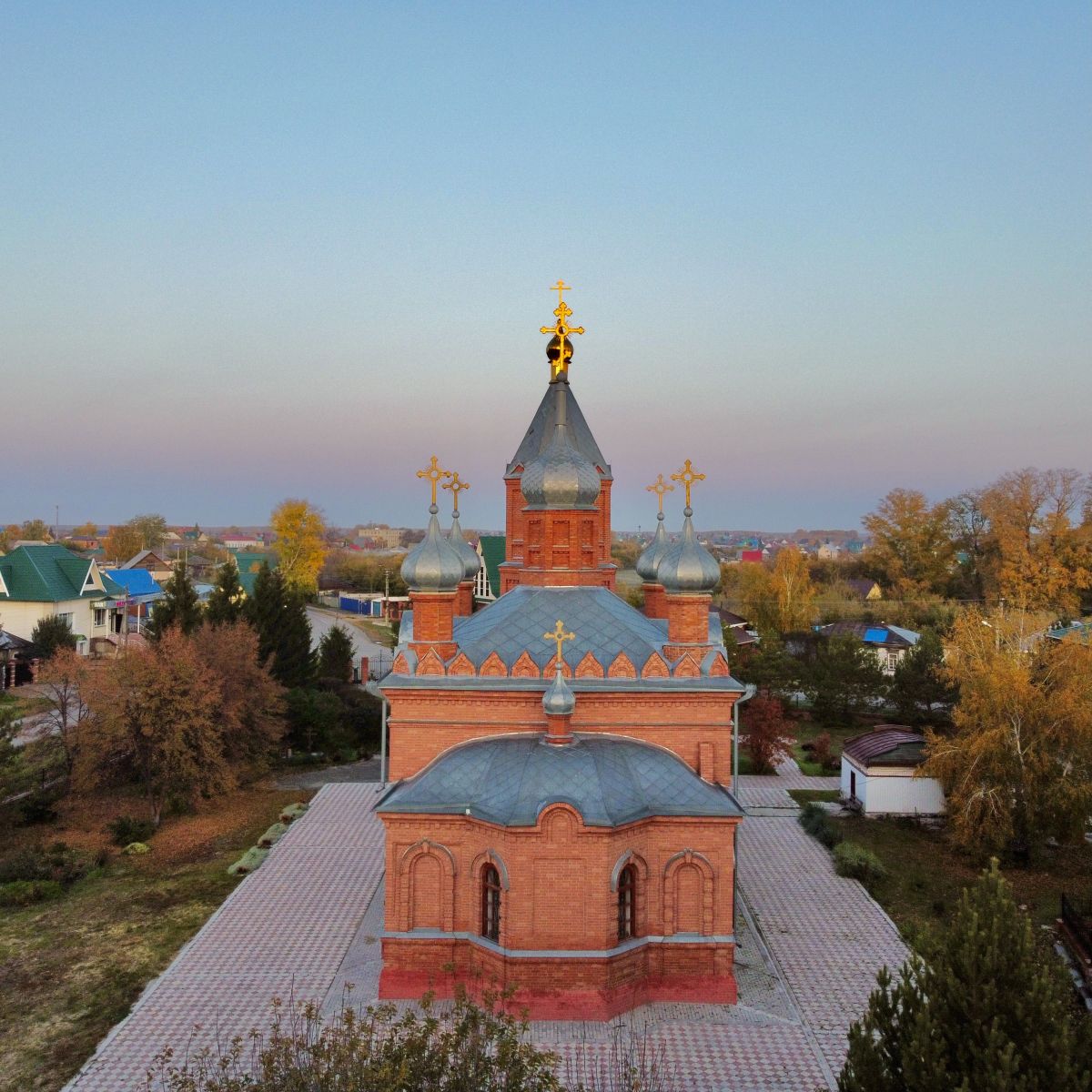 Кафедральный собор Рождества Иоанна Предтечи, Куйбышев (Каинск) (Куйбышевский район, Новосибирская область). фасады, Вид с востока