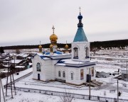 Церковь Казанской иконы Божией Матери, с дрона<br>, Малая Минуса, Минусинский район, Красноярский край