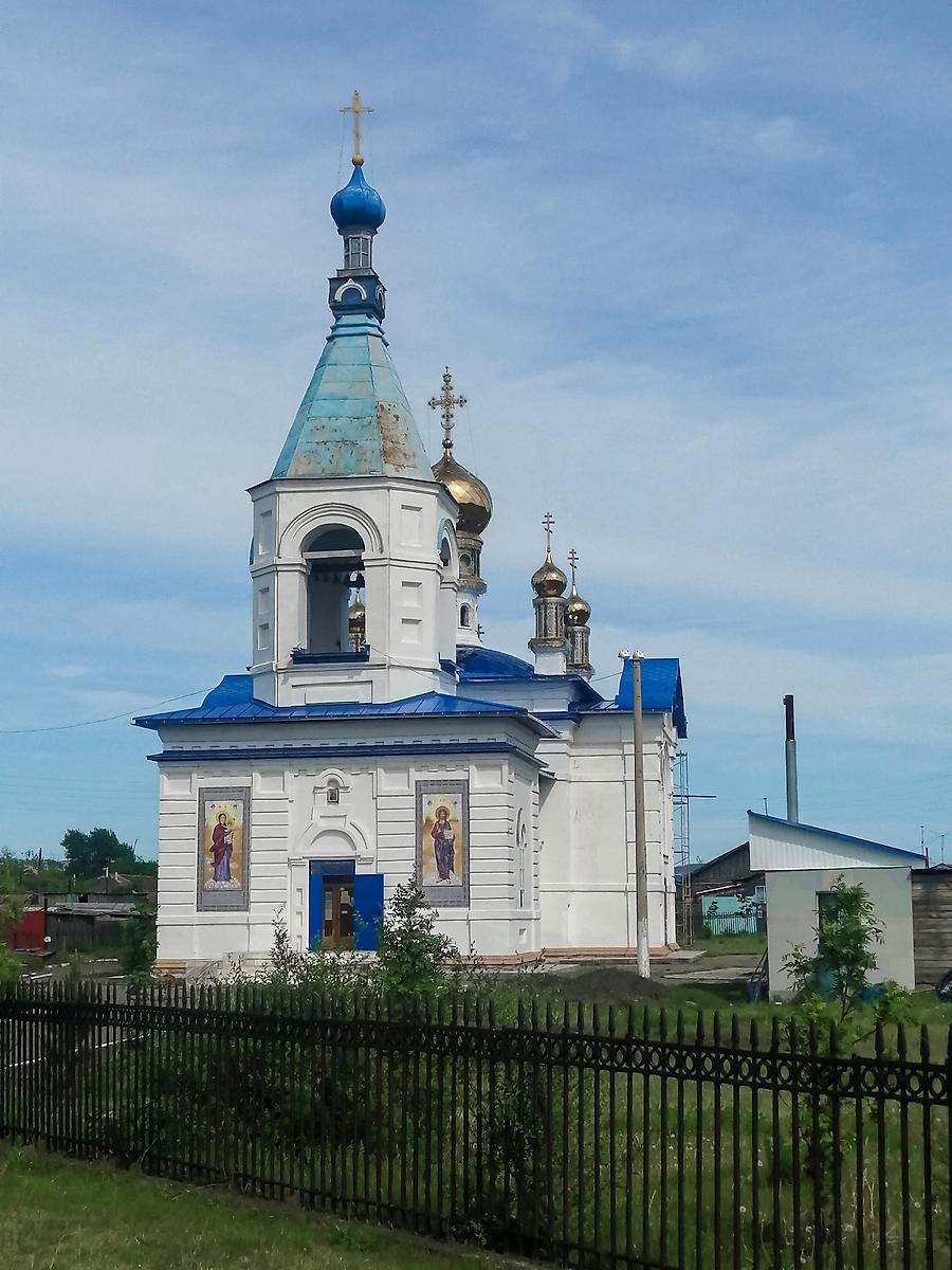 фасады. Церковь Казанской иконы Божией Матери, Малая Минуса (Минусинский район и г. Минусинск, Красноярский край)