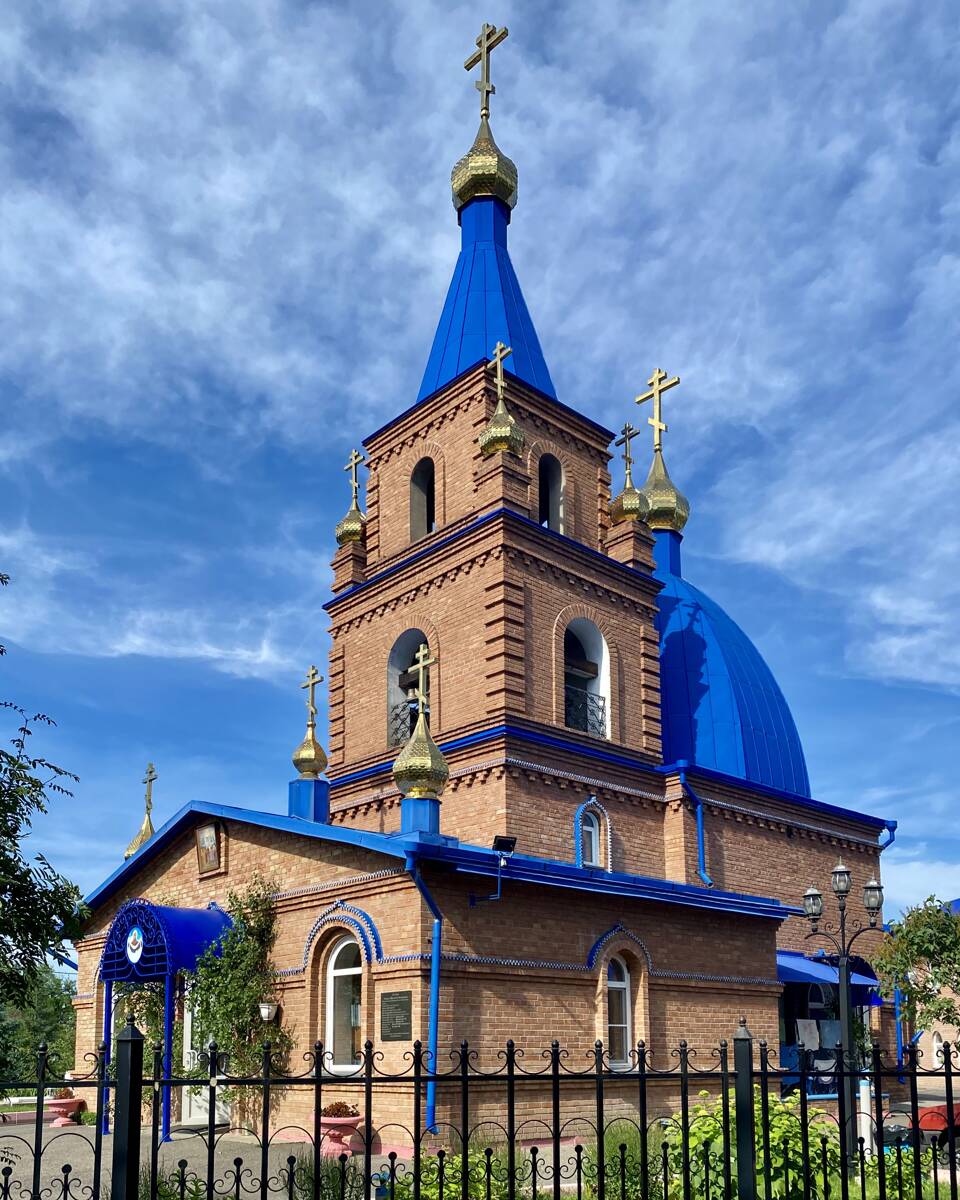 Церковь Покрова Пресвятой Богородицы, Зелёный Бор (Минусинский район, Красноярский край). фасады, Вид с ЮЗ