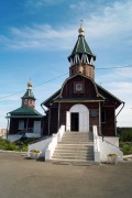 Церковь Филарета, митрополита Московского (крестильная), Вид с запада. Вход в храм<br>, Кемерово, Кемерово, город, Кемеровская область