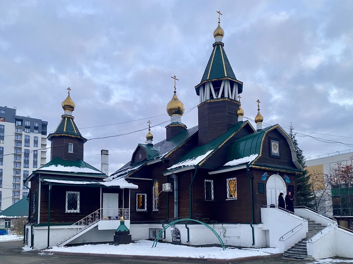 Церковь Филарета, митрополита Московского (крестильная), Кемерово (Кемерово, город, Кемеровская область). фасады, Вид с СЗ