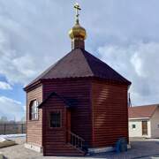Церковь Варвары великомученицы (деревянная), Вид с СВ<br>, Кемерово, Кемерово, город, Кемеровская область