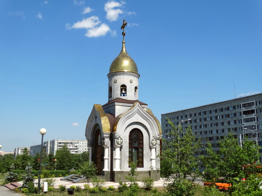 Часовня Григория, чудотворца Печерского, Кемерово (Кемерово, город, Кемеровская область). фасады