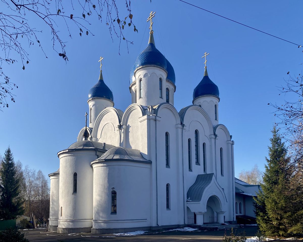 Церковь Иверской иконы Божией Матери, Кемерово (Кемерово, город, Кемеровская область). фасады, Вид с СВ