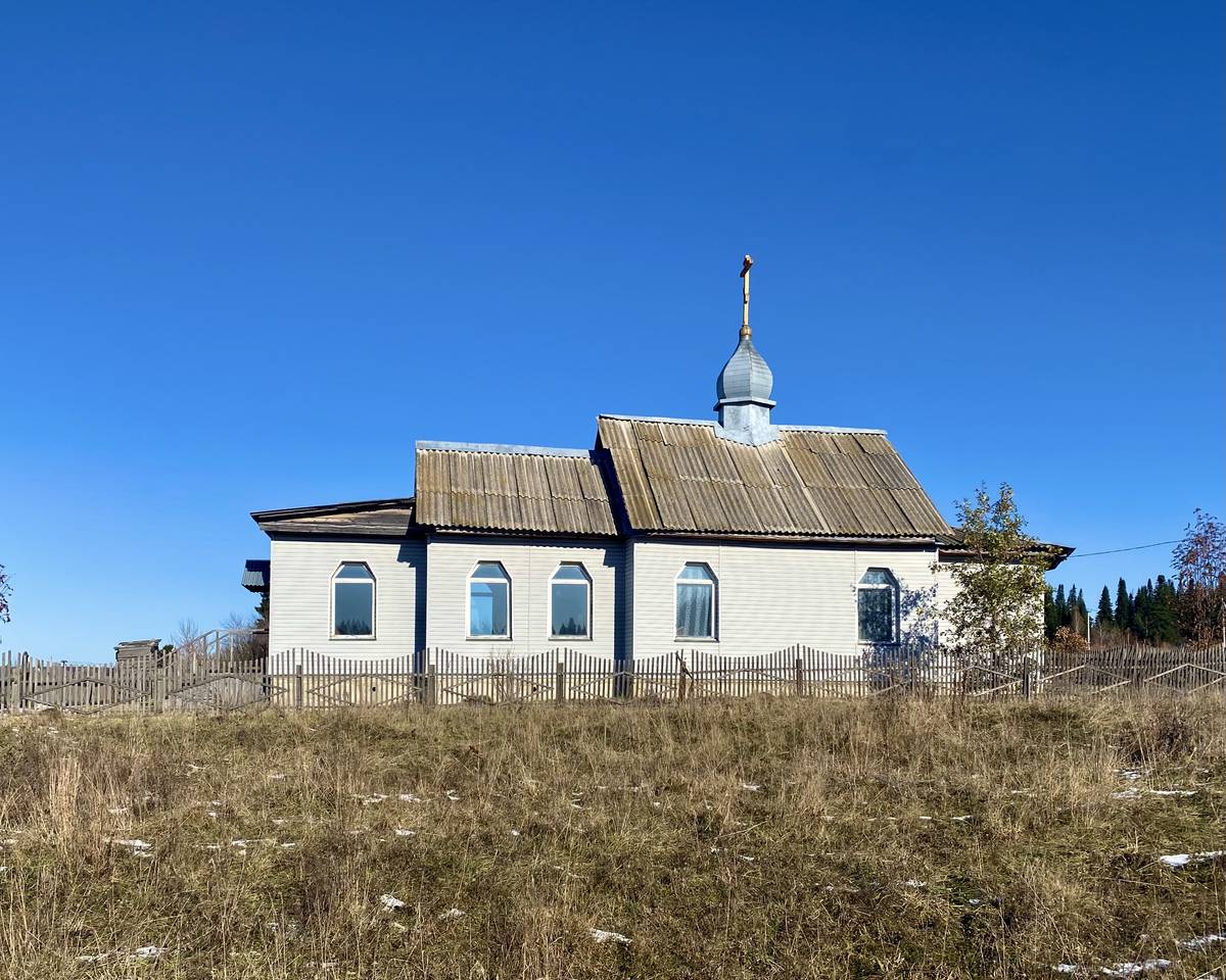 Церковь Покрова Пресвятой Богородицы, Барановка (Кемеровский район, Кемеровская область). фасады, Южный фасад