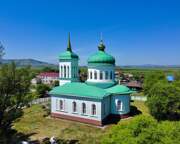 Церковь Троицы Живоначальной, Вид с ЮВ<br>, Шалоболино, Курагинский район, Красноярский край