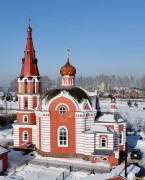 Церковь Трифона мученика, С дрона<br>, Металлплощадка, Кемеровский район, Кемеровская область