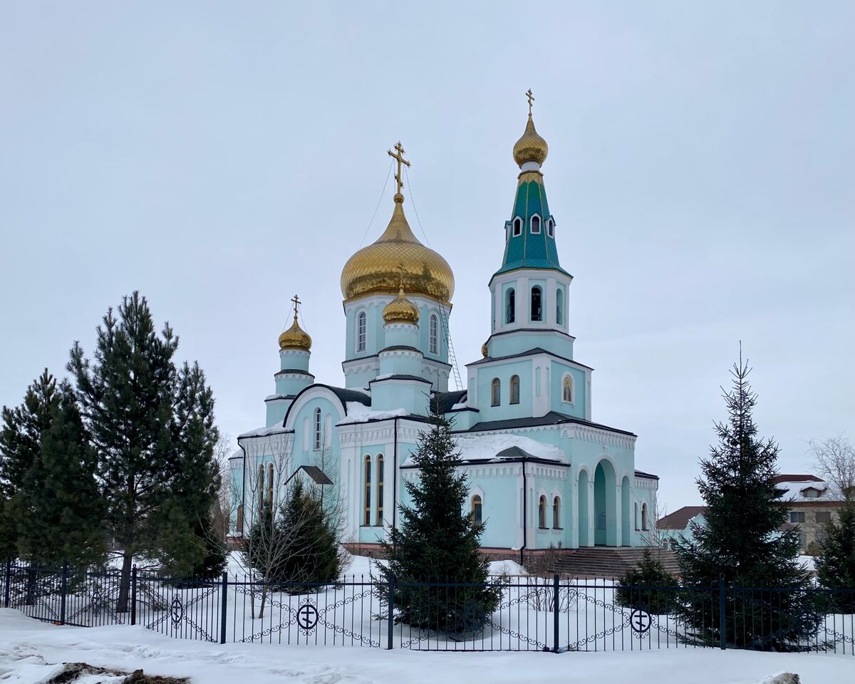 Церковь Сергия Радонежского, Топки (Топкинский район, Кемеровская область). фасады, Вид с СЗ