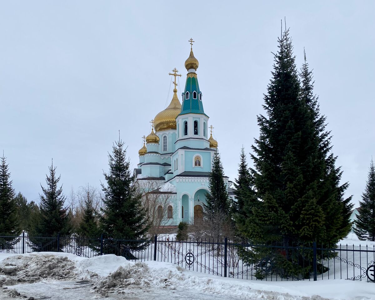 Церковь Сергия Радонежского, Топки (Топкинский район, Кемеровская область). фасады, Вид с запада