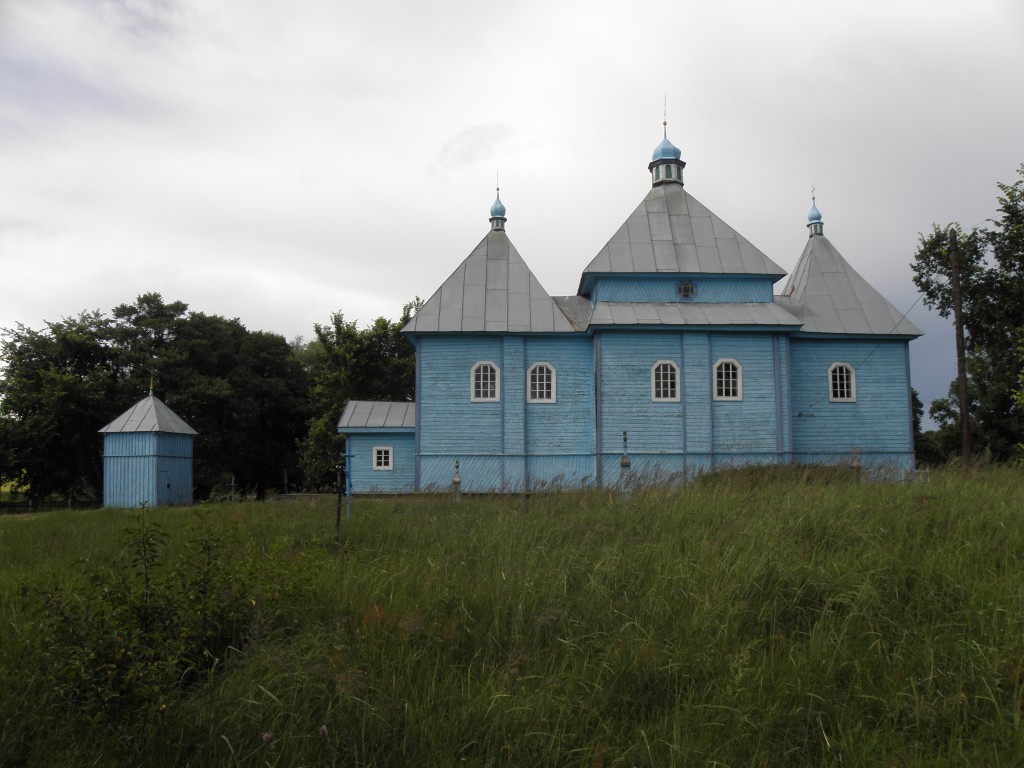 Церковь Георгия Победоносца, Давид-Городок (Столинский район, Беларусь, Брестская область). фасады