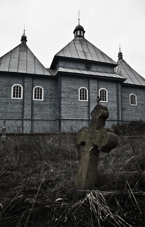 Давид-Городок. Церковь Георгия Победоносца. фасады