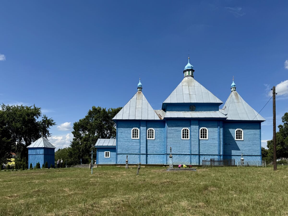 Церковь Георгия Победоносца, Давид-Городок (Столинский район, Беларусь, Брестская область). фасады, Вид с юга