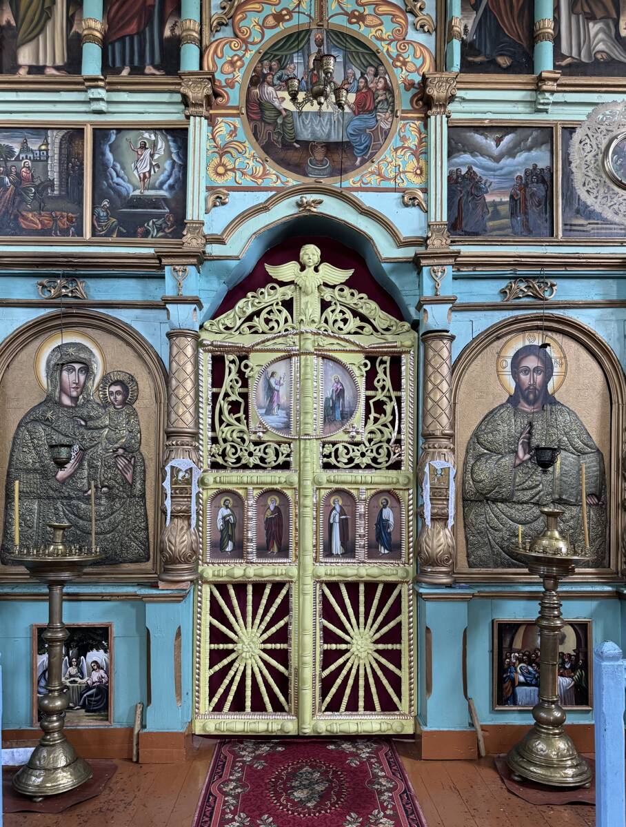 Церковь Георгия Победоносца, Давид-Городок (Столинский район, Беларусь, Брестская область). интерьер и убранство, Царские врата