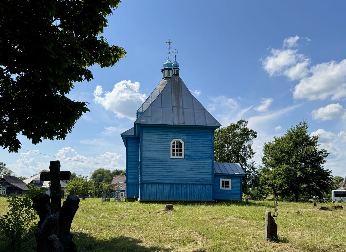 Церковь Георгия Победоносца, Давид-Городок (Столинский район, Беларусь, Брестская область). фасады, Вид с востока
