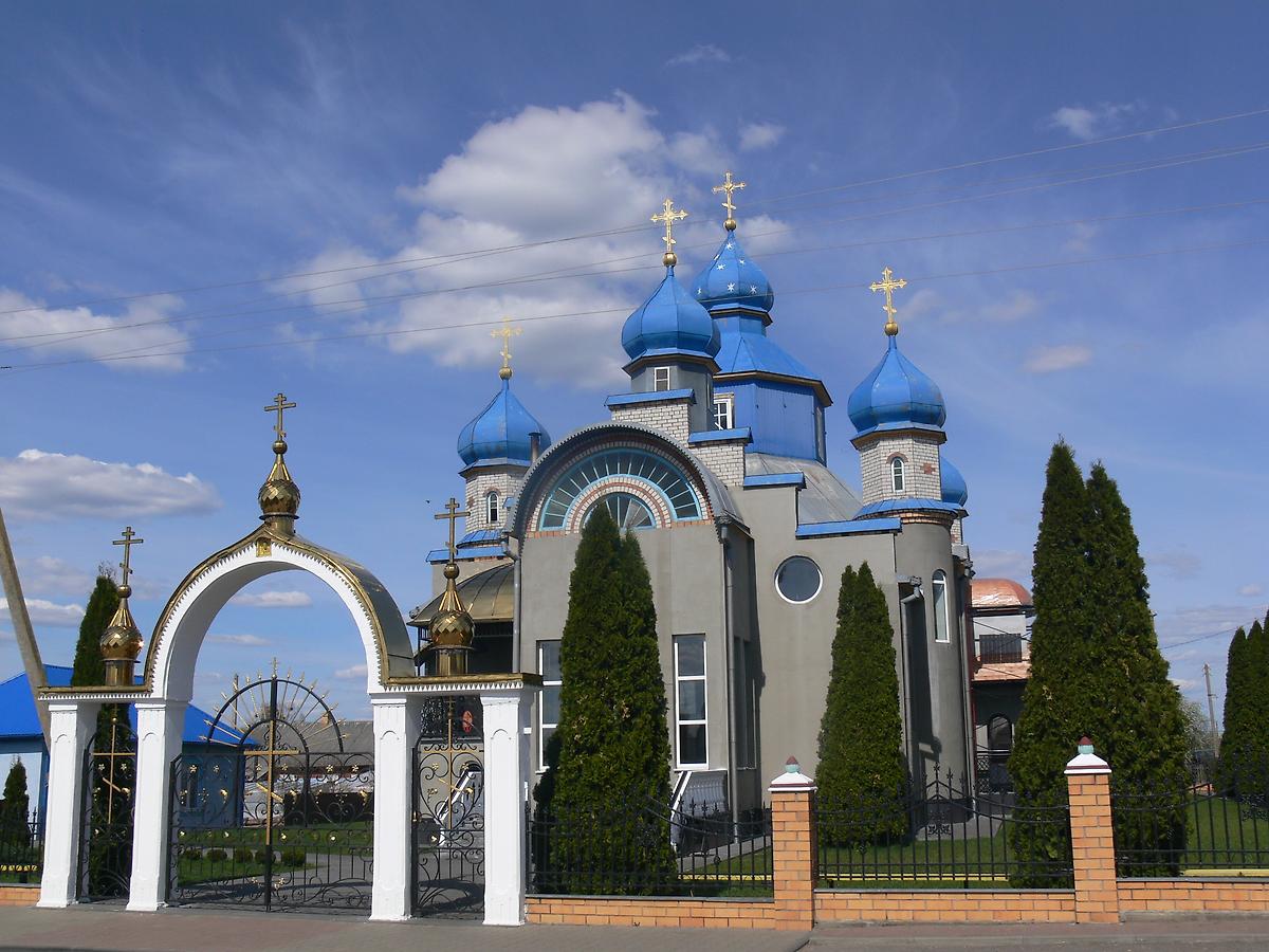 фасады. Церковь Успения Пресвятой Богородицы, Рубель (Столинский район, Беларусь, Брестская область)