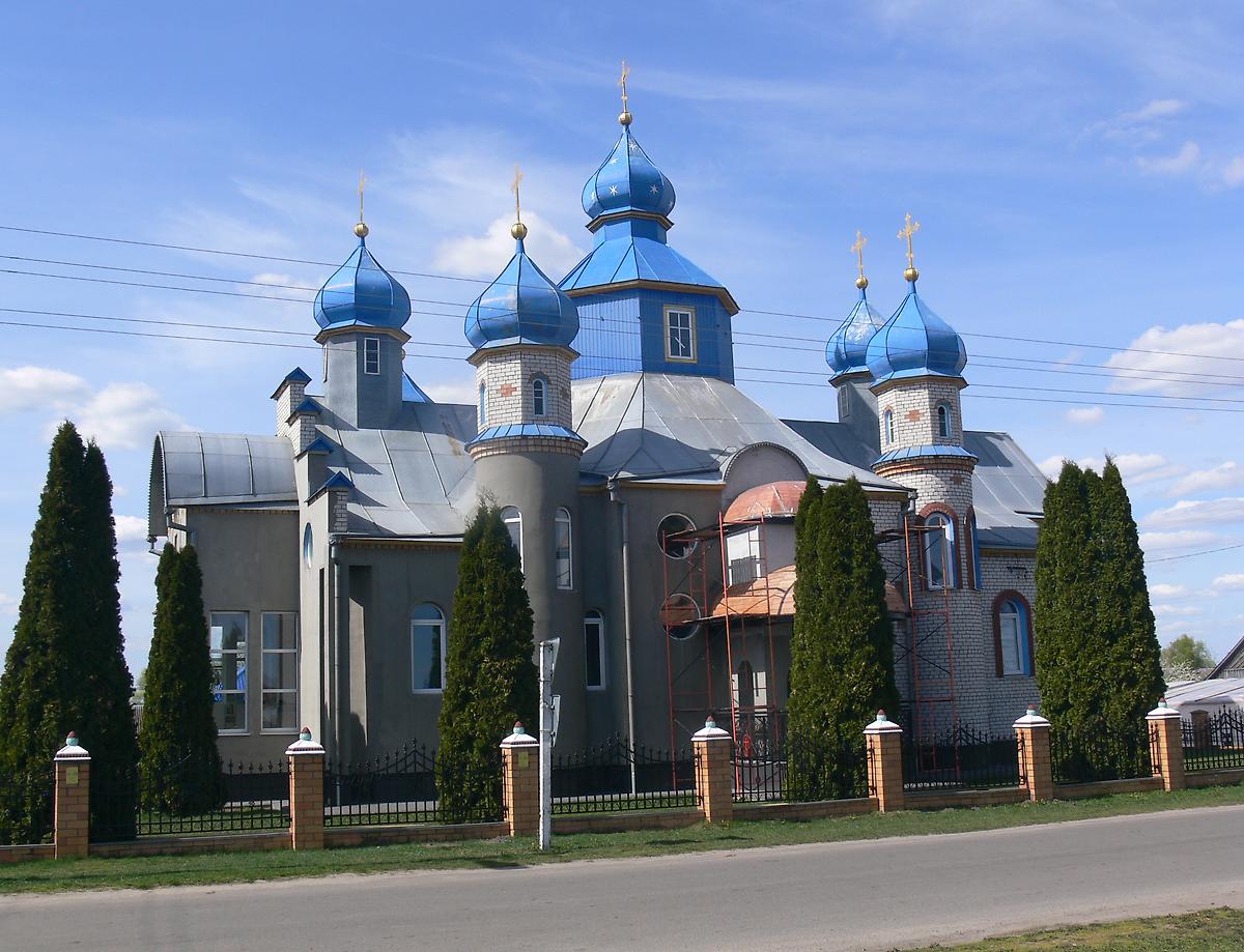 фасады. Церковь Успения Пресвятой Богородицы, Рубель (Столинский район, Беларусь, Брестская область)