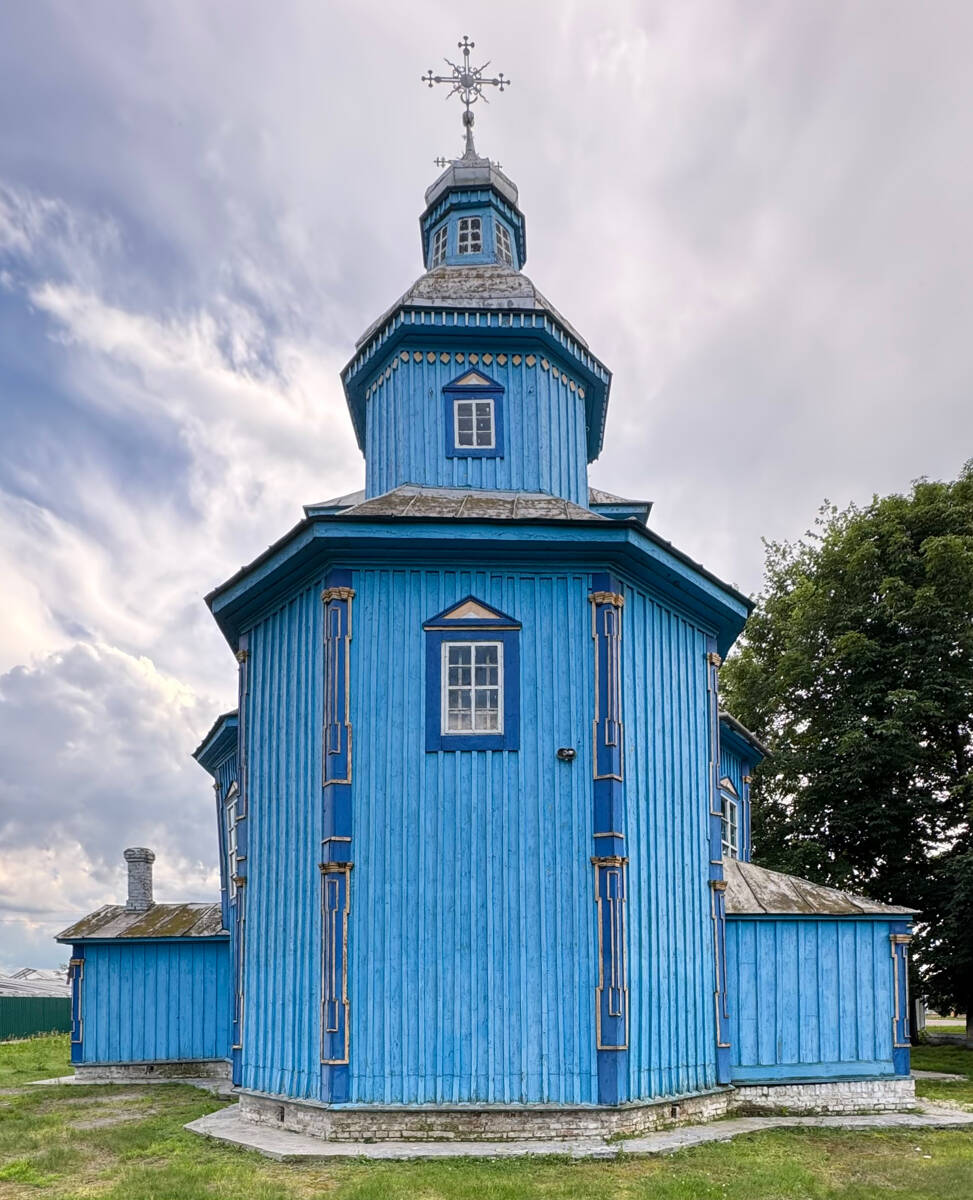 Церковь Михаила Архангела, Рубель (Столинский район, Беларусь, Брестская область). фасады, Вид с северо-востока
