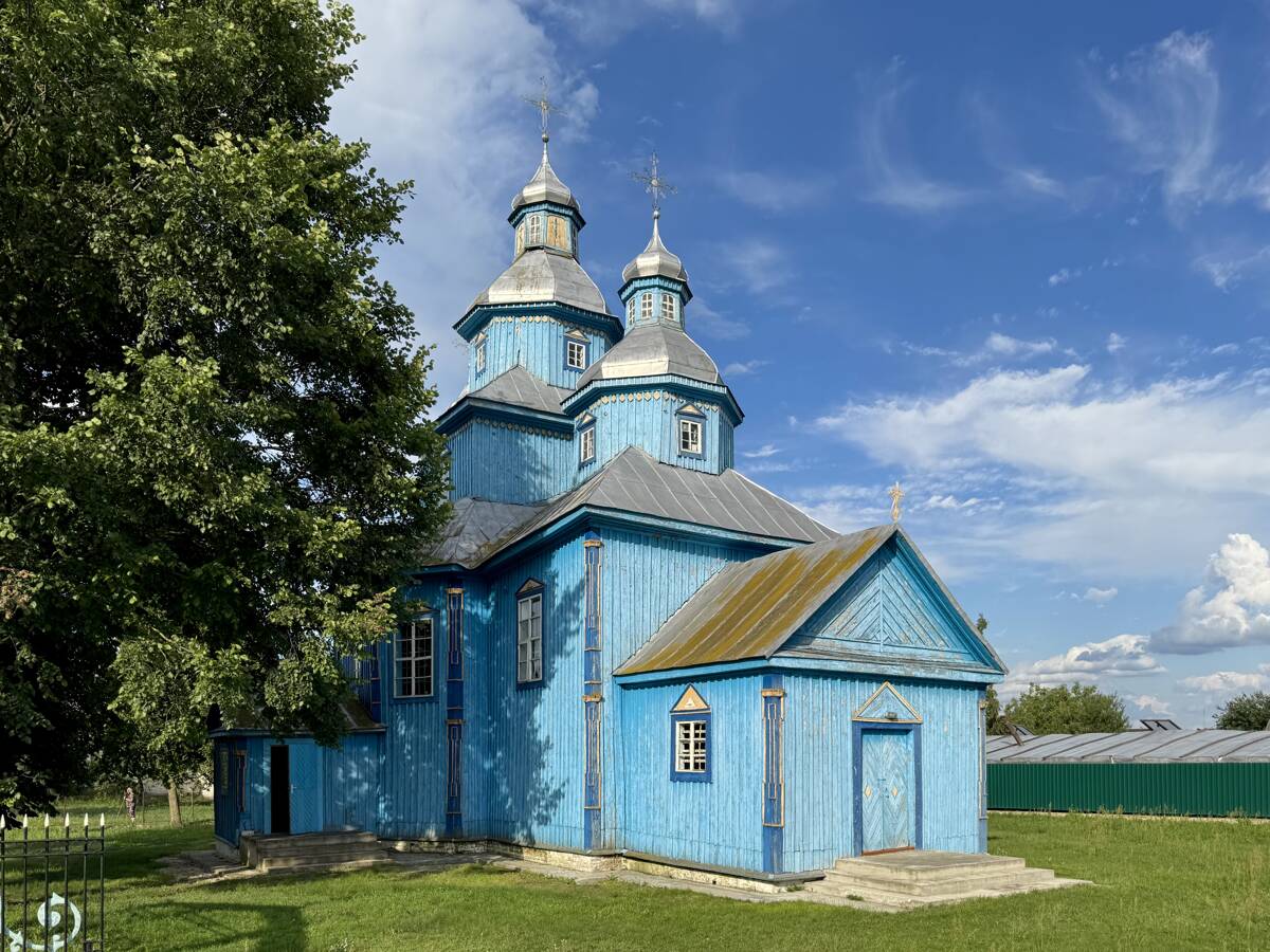 Церковь Михаила Архангела, Рубель (Столинский район, Беларусь, Брестская область). фасады, Вид с юго-запада