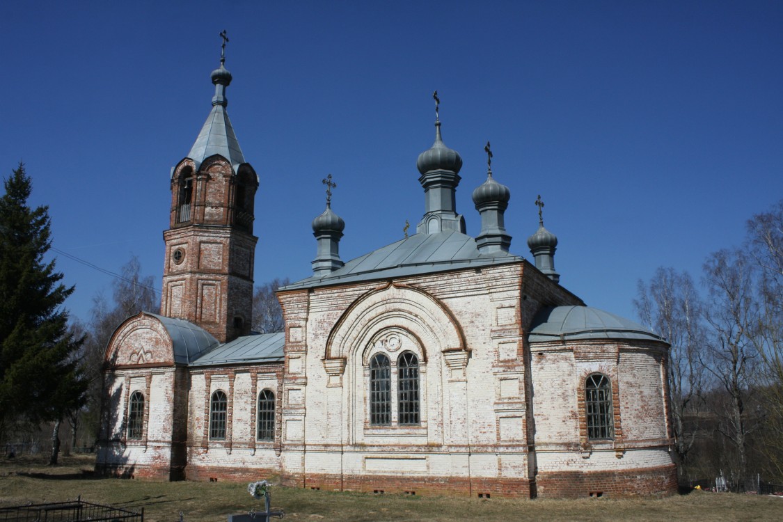 Церковь Казанской иконы Божией Матери, Извеково (Новодугинский район, Смоленская область). фасады