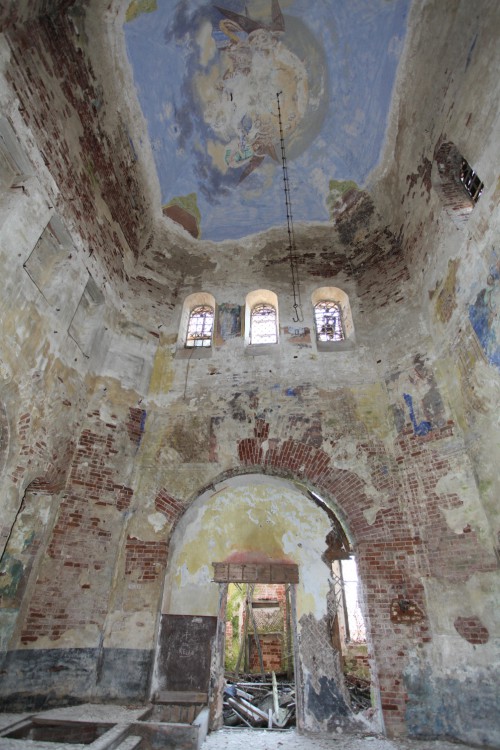 Церковь Вознесения Господня, Никольское (Никольское в Корзле) (Даниловский район, Ярославская область). интерьер и убранство