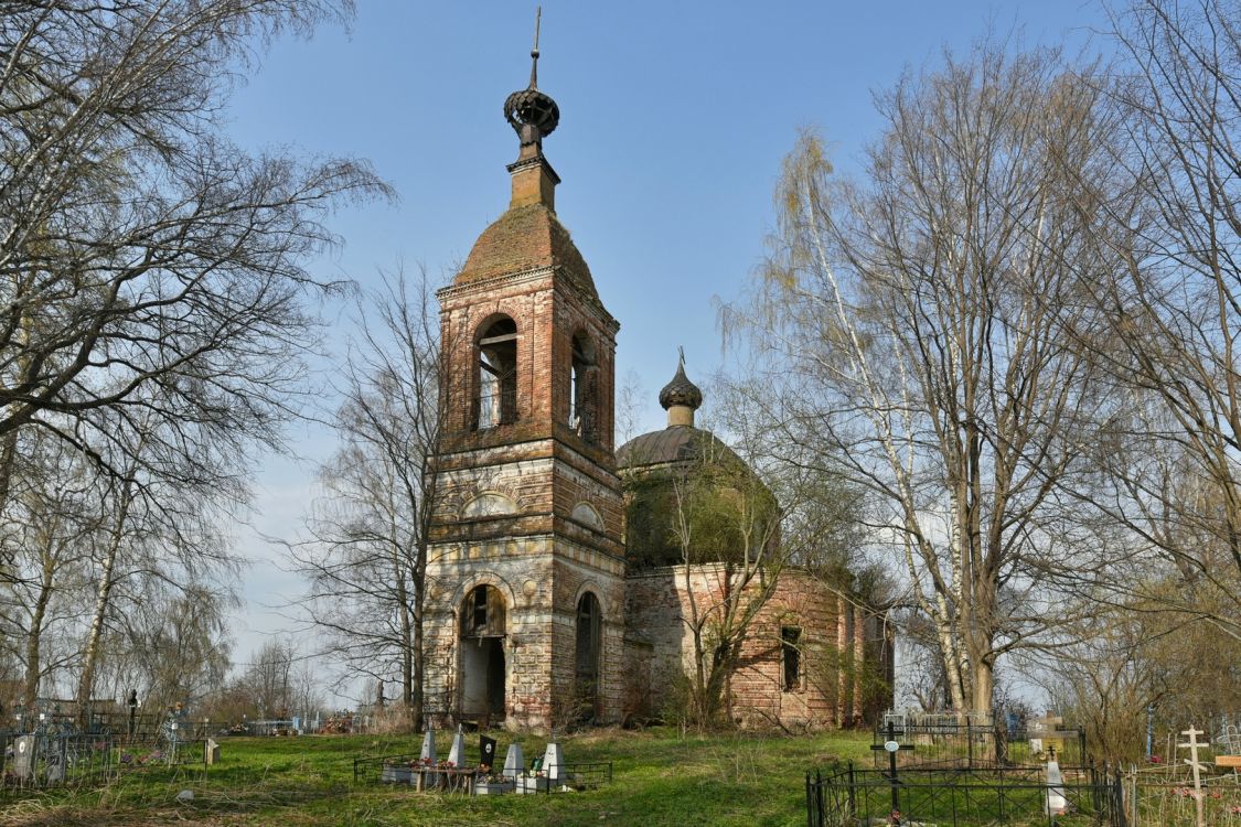 Никольское (Никольское в Корзле). Церковь Вознесения Господня. фасады, Вид с юго-запада