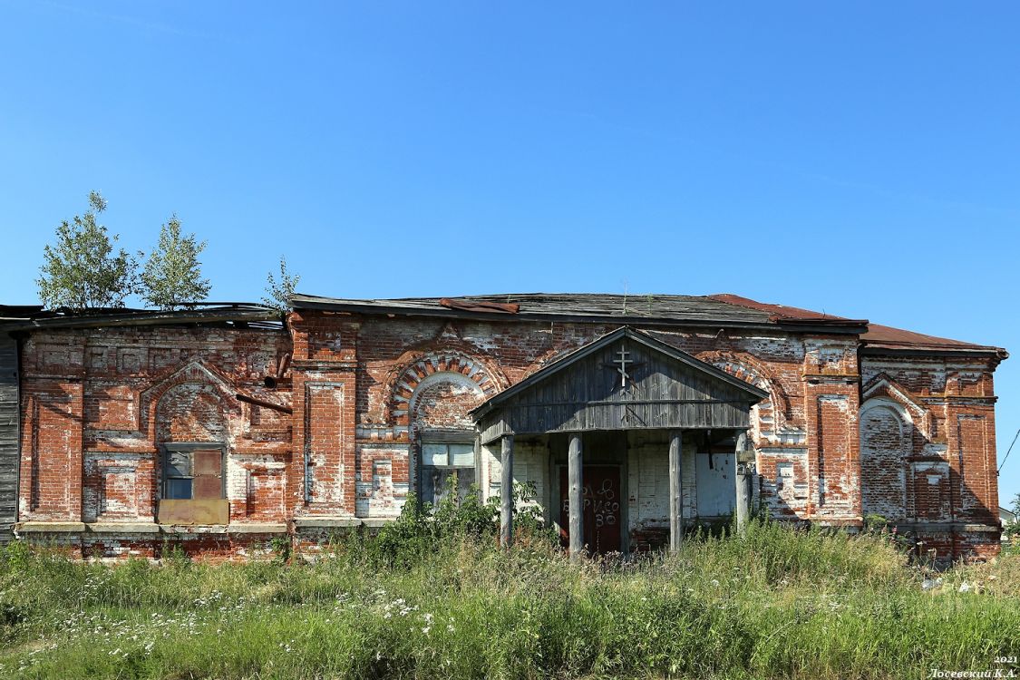 Церковь Казанской иконы Божией Матери, Борисово (Муромский район и г. Муром, Владимирская область). фасады, Южный фасад