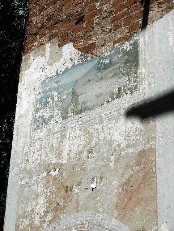 Лумба. Церковь Николая Чудотворца. интерьер и убранство, фрагмент фрески