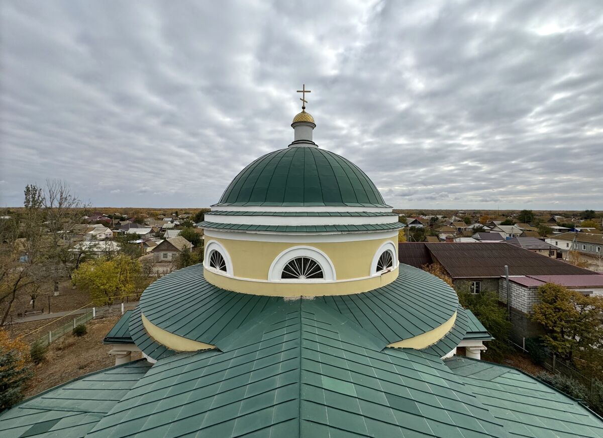 Собор Троицы Живоначальной, Енотаевка (Енотаевский район, Астраханская область). архитектурные детали, Световая ротонда, вид с колокольни