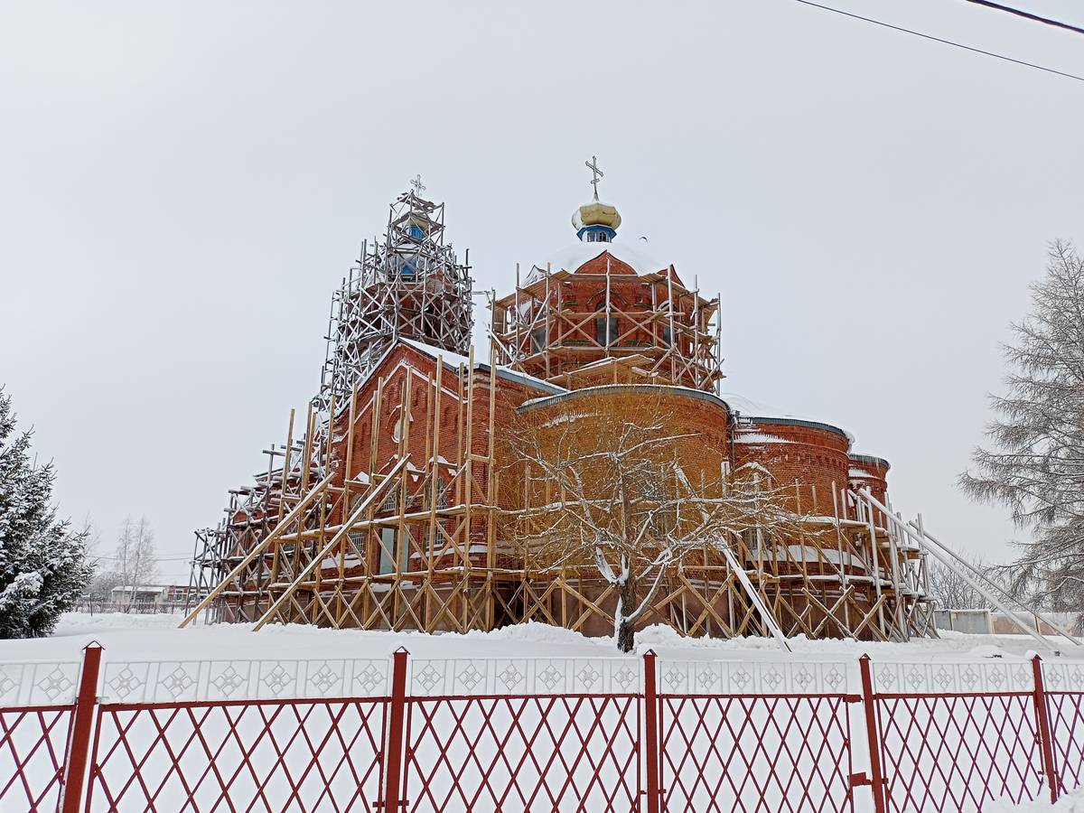документальные фотографии. Церковь Николая Чудотворца, Пушкари (Тамбовский район, Тамбовская область)