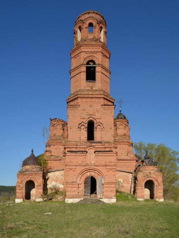 Церковь Рождества Христова, Городищи (Инзенский район, Ульяновская область). фасады, Вид с запада