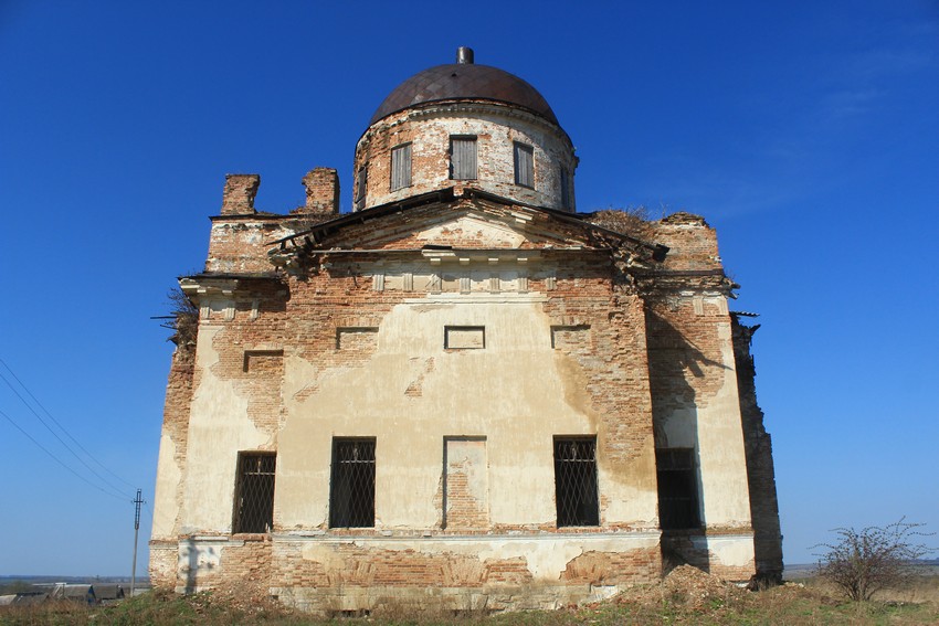 Никитино. Церковь Михаила Архангела. фасады, Восточный фасад